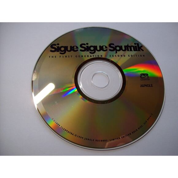 Sigue Sigue Sputnik The F1rst Generation 2econd Edition GOLD DISC Collectors CD - Picture 10 of 10